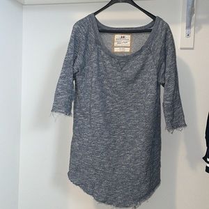 ROOTS BLUE CREW NECK SWEATER